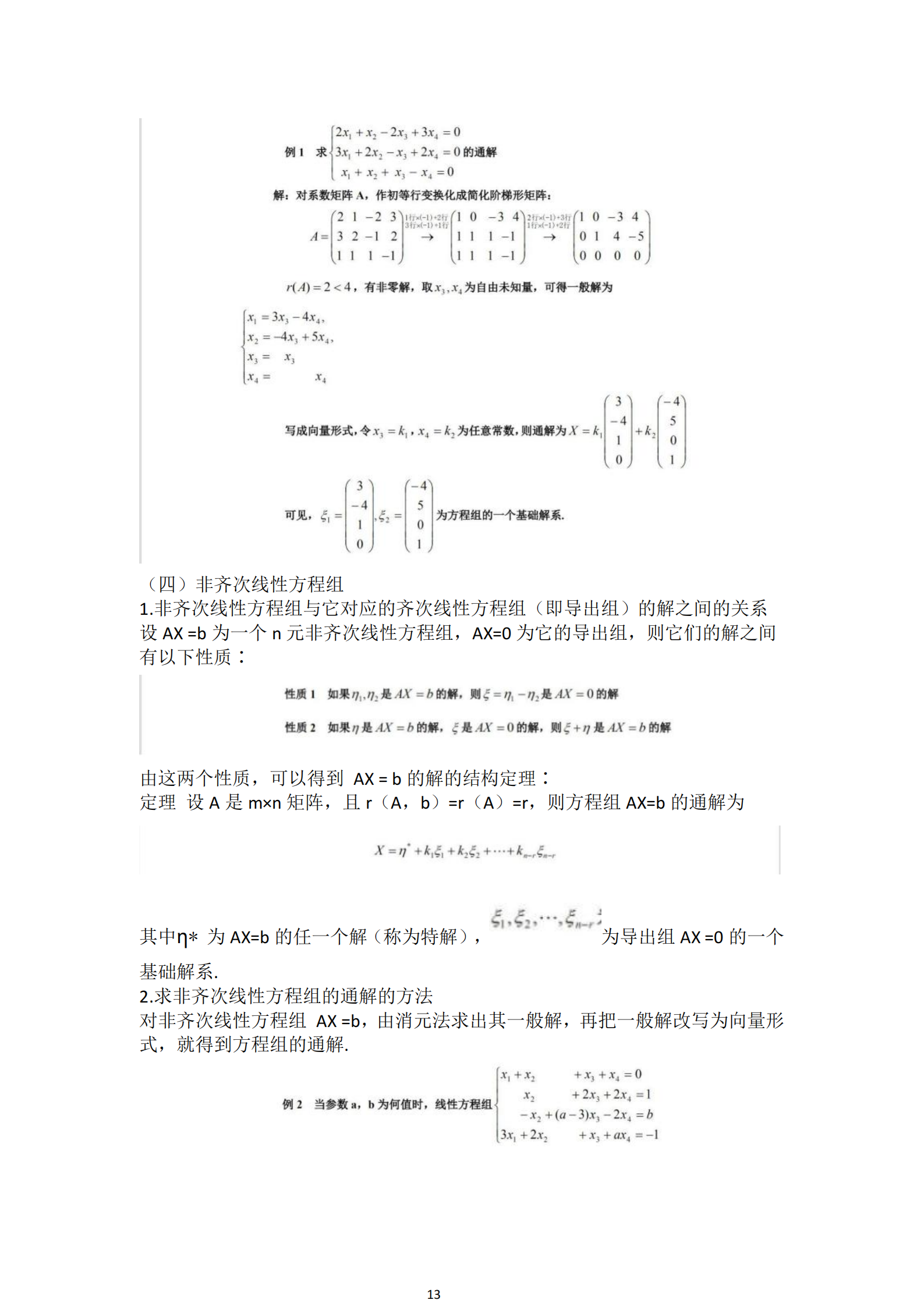 福建自考04184线性代数(经管类)知识点押题资料